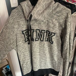 PINK cowl neck sweatshirt